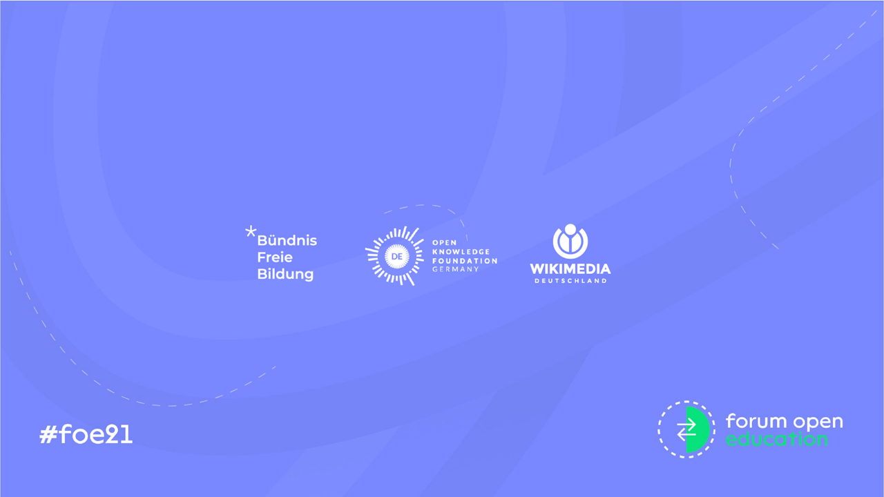 Forum Open Education 2021 – Wikimedia Forum Open Education 2021 - Wikimedia